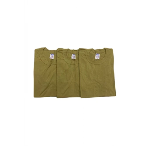 Astüm Erkek Haki 3lü Asker Fanilası