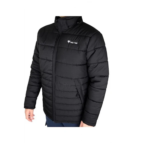 Astüm Wolftrap Kapüşonlu Kapitone Mont Siyah