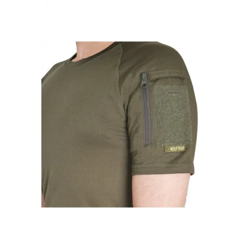 Astüm Komando Yazılı Kısa Kollu Baskılı Taktik Tişört Haki