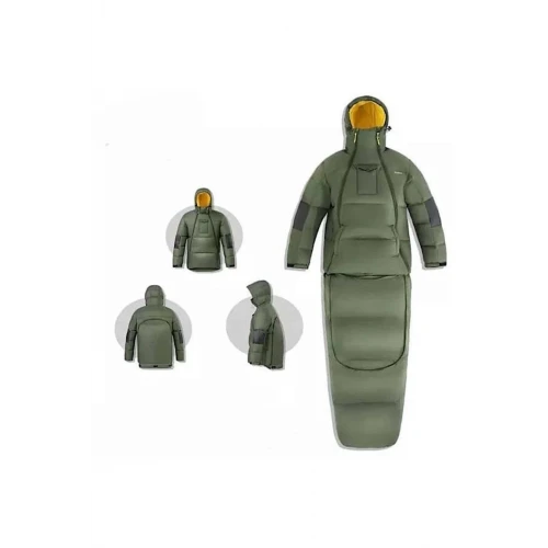 Astüm Ultralight Kaz Tüyü 2ın1 Uyku Tulumu & Ceket (-15°c & -8°c )