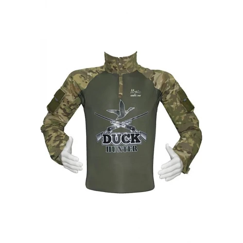 Astüm Avcı Kamuflaj Combat Tişört Avcı Kombat Duck Hunter