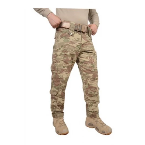 Astüm Özel Kuvvetler Kamuflaj Taktik Pantolon Ribstop Kumaş 10 Cepli