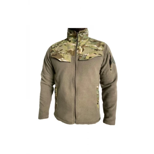 Astüm Outdoor Multikem Kamuflaj Polar Ceket