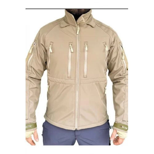 Astüm Wolftrap 11 Cepli Softshell Mont Bej