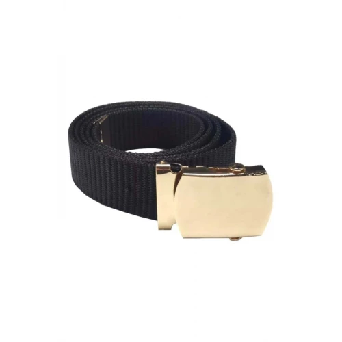 Astüm Metal Tokalı Harici Kemer - Askeri Kemer - Siyah Kemer