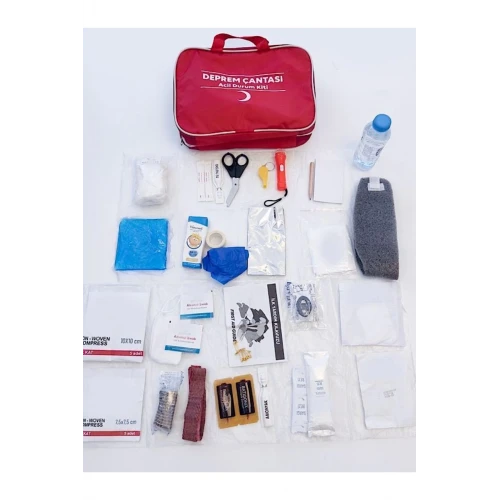 Astüm 33 Parça Deprem Acil Durum Genel Ilk Yardım Kiti Çantası