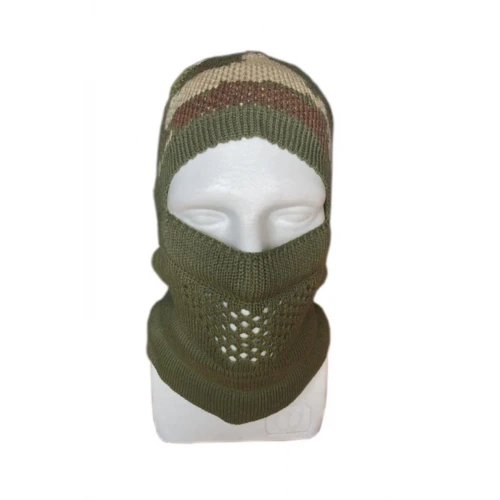 Astüm Kamuflaj Desenli Kar Maskesi Askeri Bere - Maskeli Bere