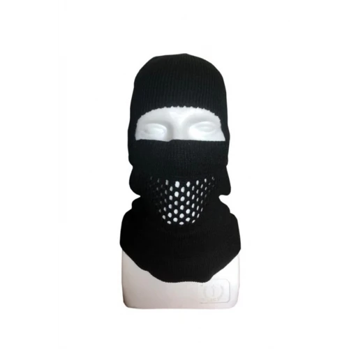 Astüm Siyah Kar Maskesi Askeri Bere Maskeli Bere