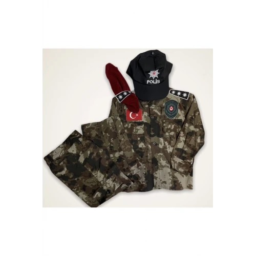 Astüm Çocuk Polis Özel Harekat Üniforması Pöh