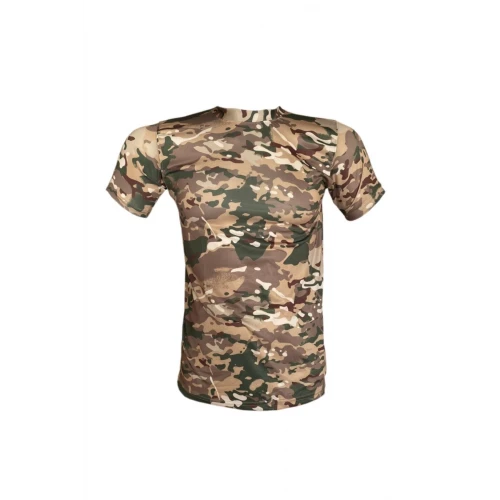 Astüm Turuncu Multicam Termal Microfiber Kısa Kol Tişört