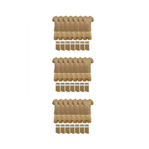 Astüm Acemi Ve Bedelli Askeri Çamaşır 21li Set