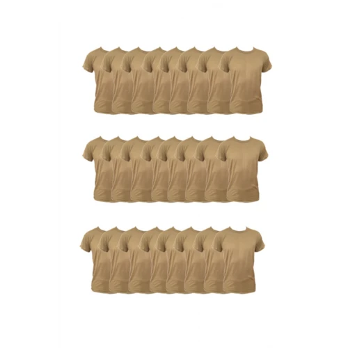 Astüm 24lü Askeri Yarım Kol Fanila Haki Renk