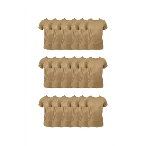 Astüm 18li Askeri Yarım Kol Fanila Haki Renk