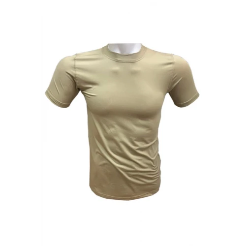 Astüm Erkek Askeri Termal Microfiber Kısa Kol Bej Nano Tişört