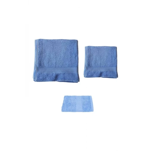 Astüm Banyo, El Yüz Ve Tıraş Sakal Havlusu - Mavi
