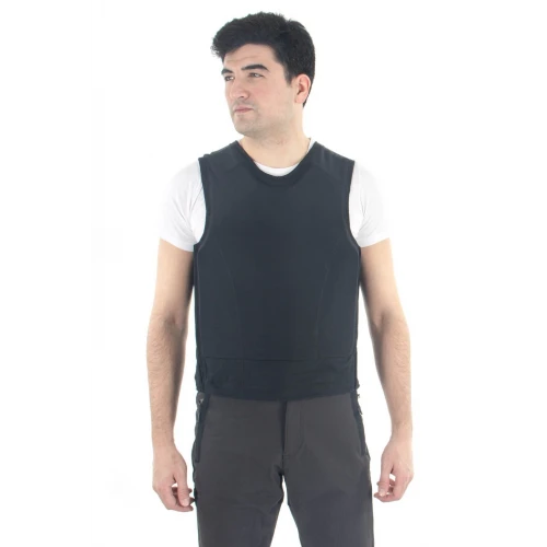 Astüm Gizli Çelik Yelek Tam Boy-Kalın Askılı Seviye 3A Siyah