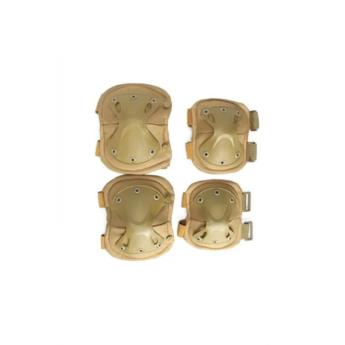 Astüm Bej Balistik Koruyucu Dizlik ve Dirseklik Takımı