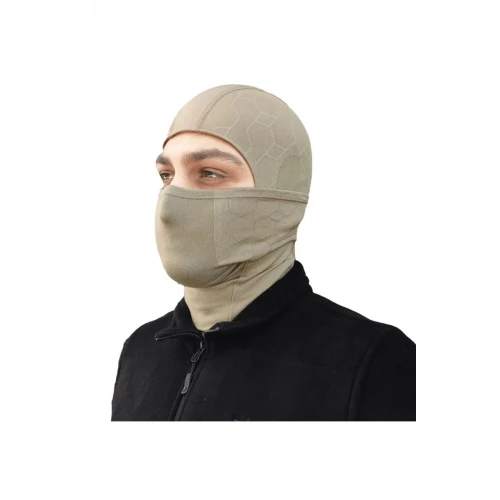 Astüm Kum Rengi Termal Rüzgar Geçirmez Balaklava Kar Maskesi