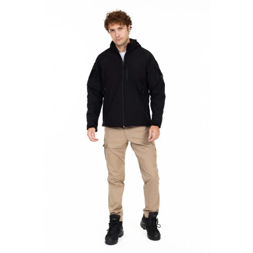 Astüm AKN DOUBLE SOFTSHELL TAKTİK MONT SİYAH