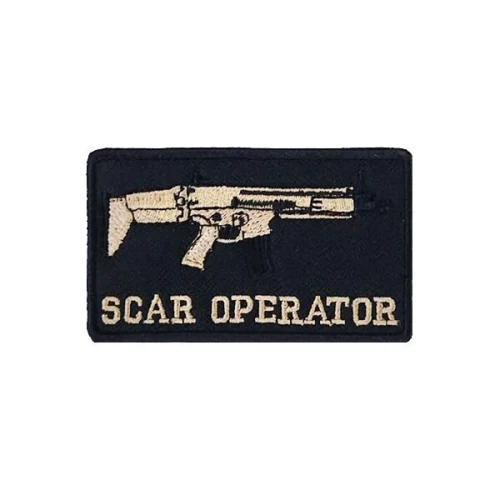 Astüm SCAR OPERATOR TACTICAL PATCH -SIYAH