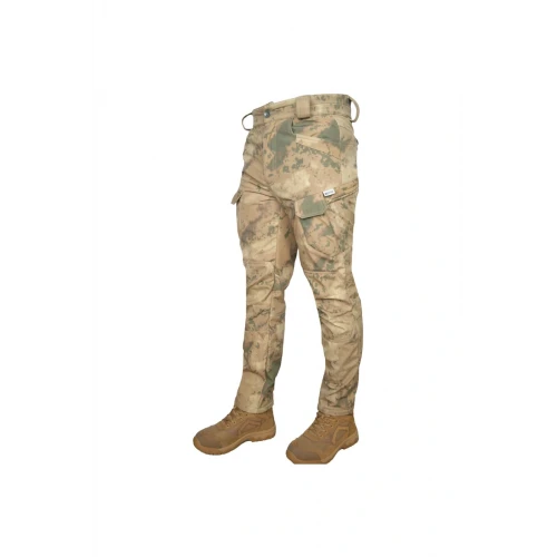 Astüm 8 Cepli Kamuflaj Desenli Softshell Pantolon
