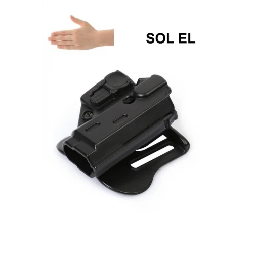 Astüm Acar-Al Canik TP9 SF Uyumlu Polimer Silah Kılıfı Sağ - Sol El seçenekli