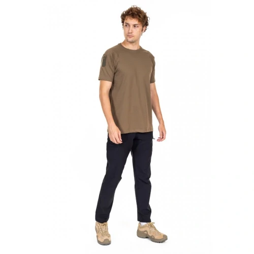 Astüm AKN BİSİKLET YAKA KISA KOLLU TAKTİK T-SHIRT-HAKİ