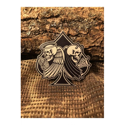 Angel&Devil Patch/Peç/Arma (7,3 x 7,3cm) Özel Tasarım Peç