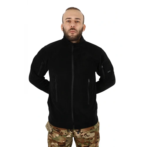 Astüm Askeri Taktik Polar Mont Siyah Renk