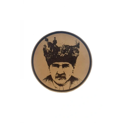 Astüm ATATÜRK - Deri Peç - Arma - Leather Patch