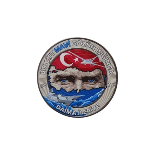 Astüm ATATÜRK PEÇ , BİR ÇİFT MAVİ GÖZÜN IŞIĞINDA - Arma - TPU Patch
