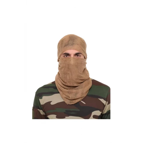 Astüm Bej Kare Fileli Askeri Şal