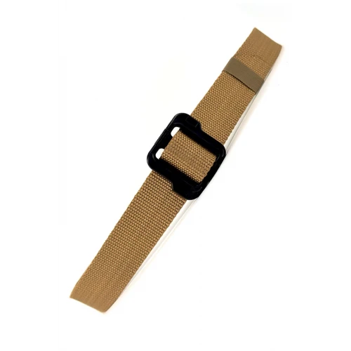 Astüm Bej Plastik Toka Outdoor Taktik Kemer Palaska