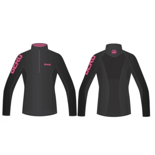 Berg Endura Uzunkollu Kadın T-Shirt-SİYAH