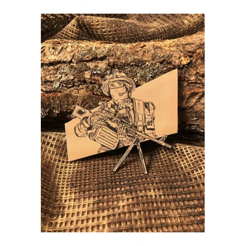 Bixi Man Patch/Peç/Arma (11 x 8,5cm) Özel Tasarım Peç