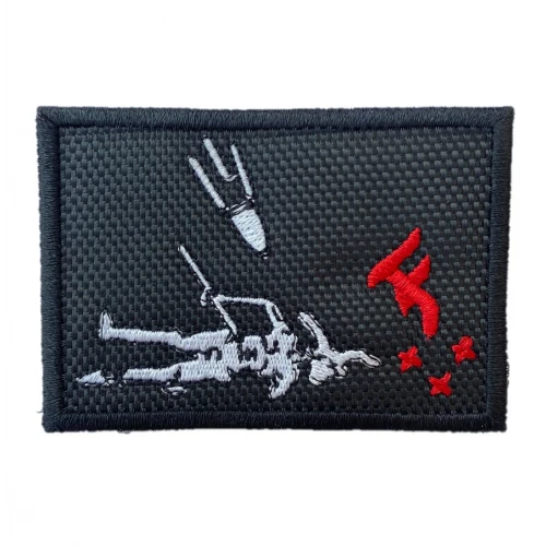 Astüm - Siyah Beyaz Korsan Patch