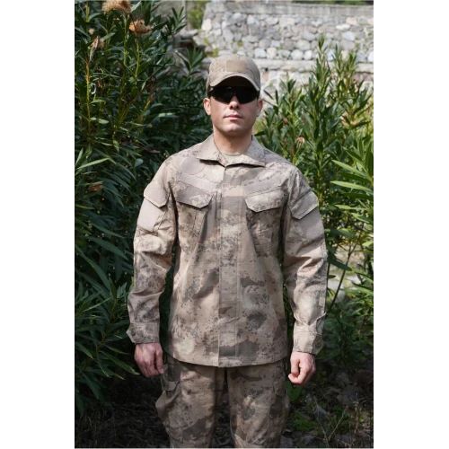 Astüm Çöl Kamuflaj Gömlek Ceket