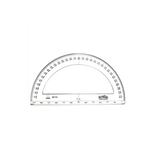 Astüm D Minkale - Harita Cetveli -askeri Cetvel