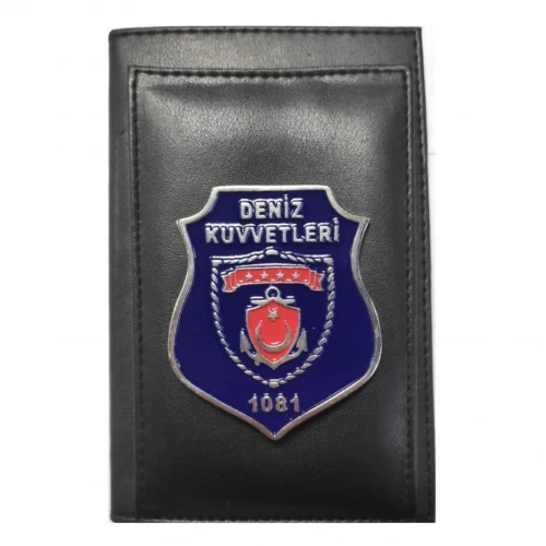 Astüm Deniz Kuvvetleri Komutanlığı Kalemlikli Not Defteri Cüzdan (Metal Rozet)