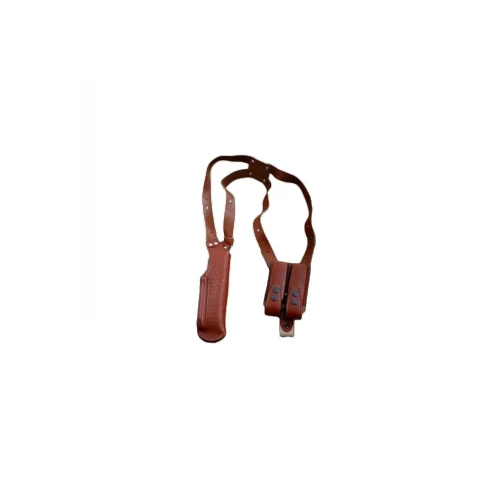 Astüm Deri Solak Koltuk Altı Tabanca Kılıfı Şarjörlü