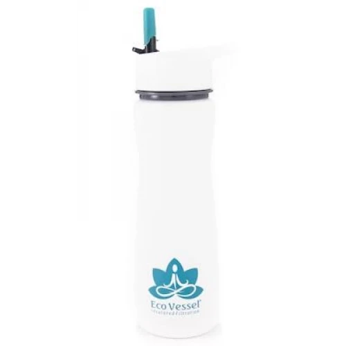 Eco Vessel Aqua Vessel Insulated Filtre Bottle Termos 0.50 Litre-BEYAZ
