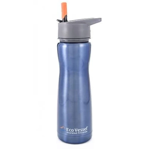 Eco Vessel Aqua Vessel Insulated Filtre Bottle Termos 0.50 Litre-MAVİ