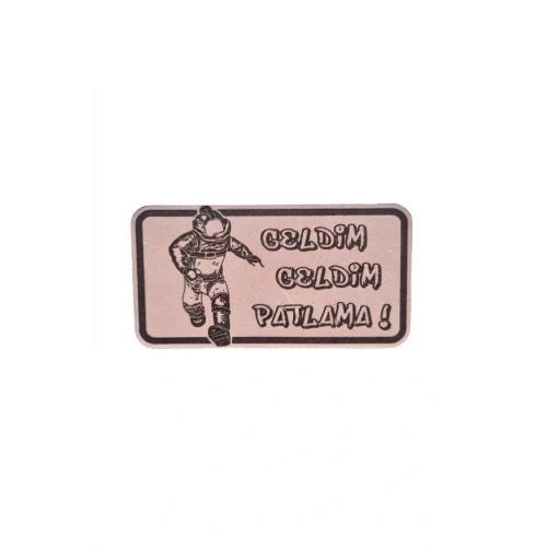 Astüm EOD Bomba İmha Deri PEÇ -Geldim Geldim Patlama -Arma - Leather Patch2