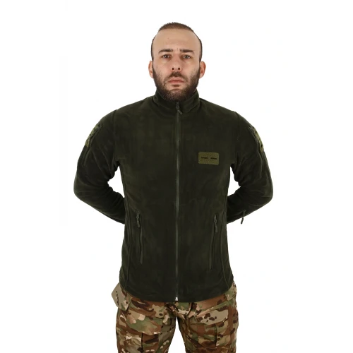 Astüm Erkek Haki 6 Cepli Askeri Taktikal Polar Mont