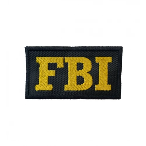 Astüm FBI PATCH KUCUK - SARI SIYAH