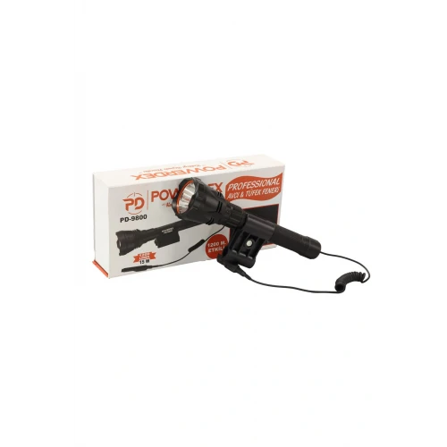 Astüm PD-9800 20W 1200 Lümen Şarjlı Taktik El Feneri