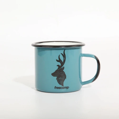 FreeCamp Campers Emaye Mug 350ml-MAVİ