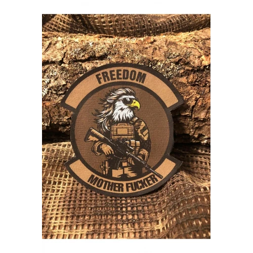 Freedom M.F Patch/Peç/Arma (8,5 x 7,5cm) Özel Tasarım Peç