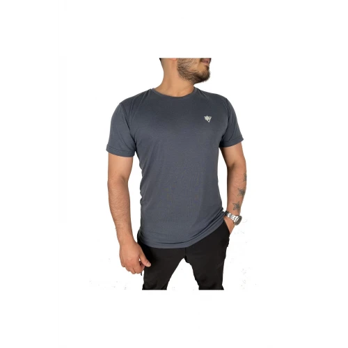 Astüm Fur Basic Regular Fit Bisiklet Yaka Tişört Antrasit