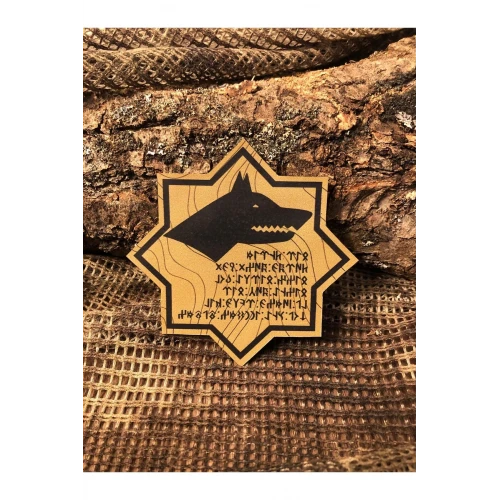 Göktürk Dua Patch/peç/arma(9CM) Özel Tasarım Peç